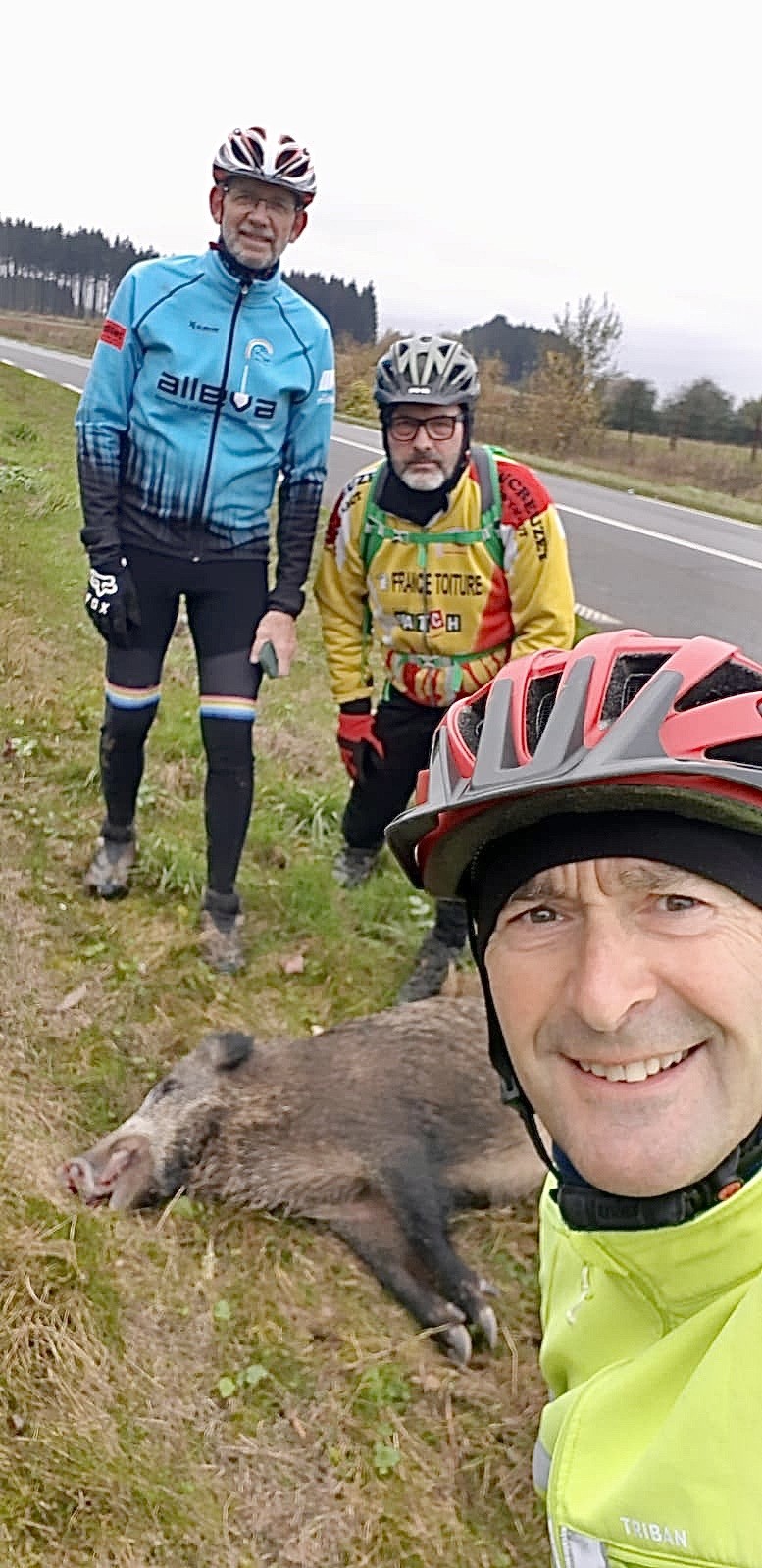 Il faut pas traverser devant Cycloxygéne.